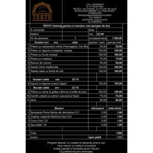 MENIU REVELION 2026 (1200LEI)